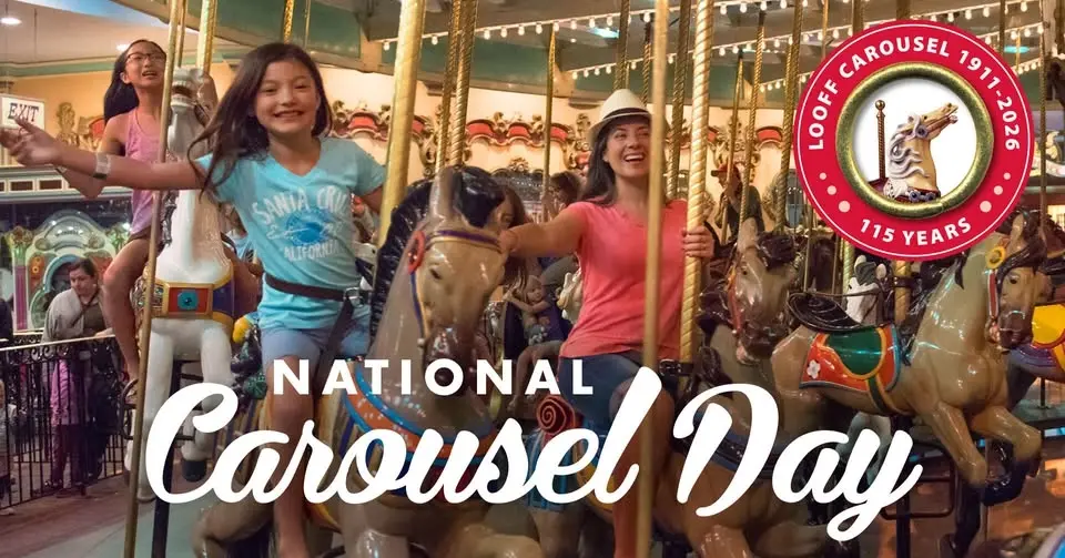 National Carousel Day at the Santa Cruz Beach Boardwalk