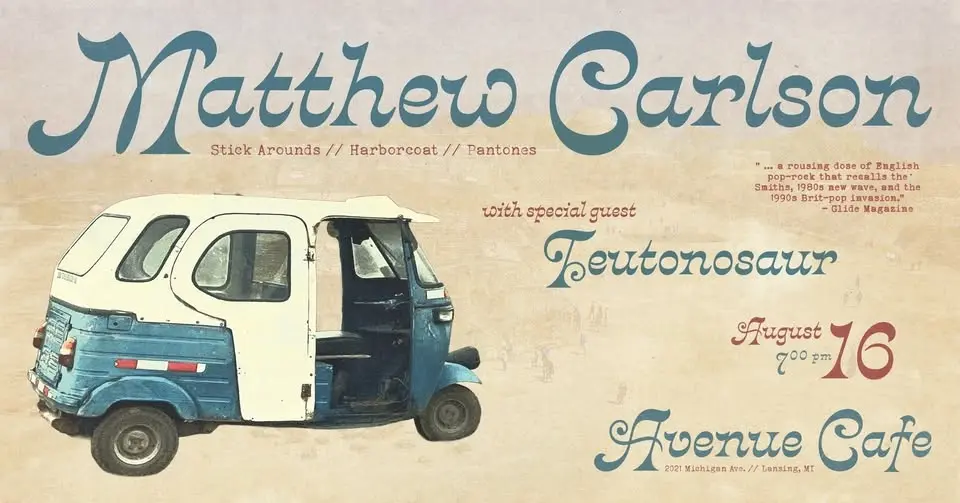 Matthew Carlson // Teutonosaur at The Avenue Cafe