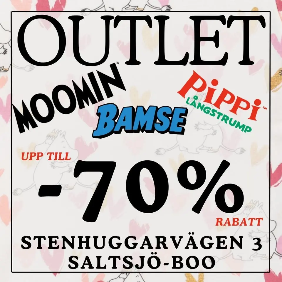 Mumin, Bamse & Pippi Outlet
