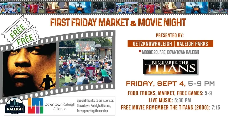 First Friday Market & Movie Night: Remember the Titans (2000)