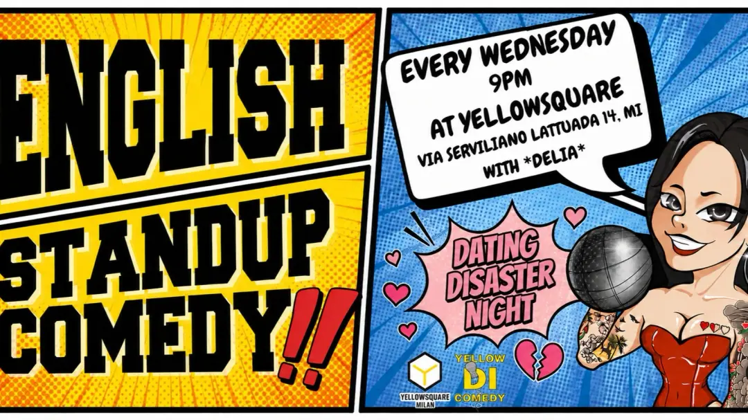 Free Entry: English Standup - 💔DATING DISASTER NIGHT💔 - Yellow Di Comedy