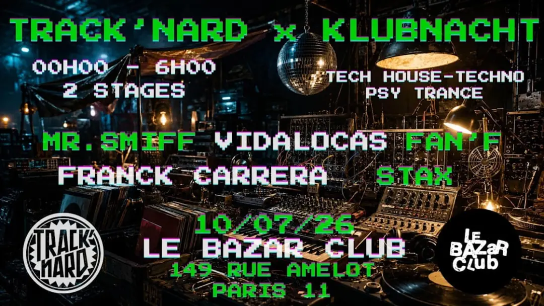 Track'nard X Klubnacht @Bazarclub
