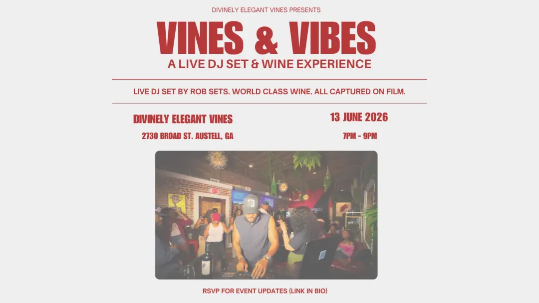 Vines & Vibes | Live DJ Set & World Class Wines