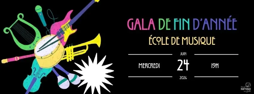 Gala de fin d’année de l’École de Musique Municipale