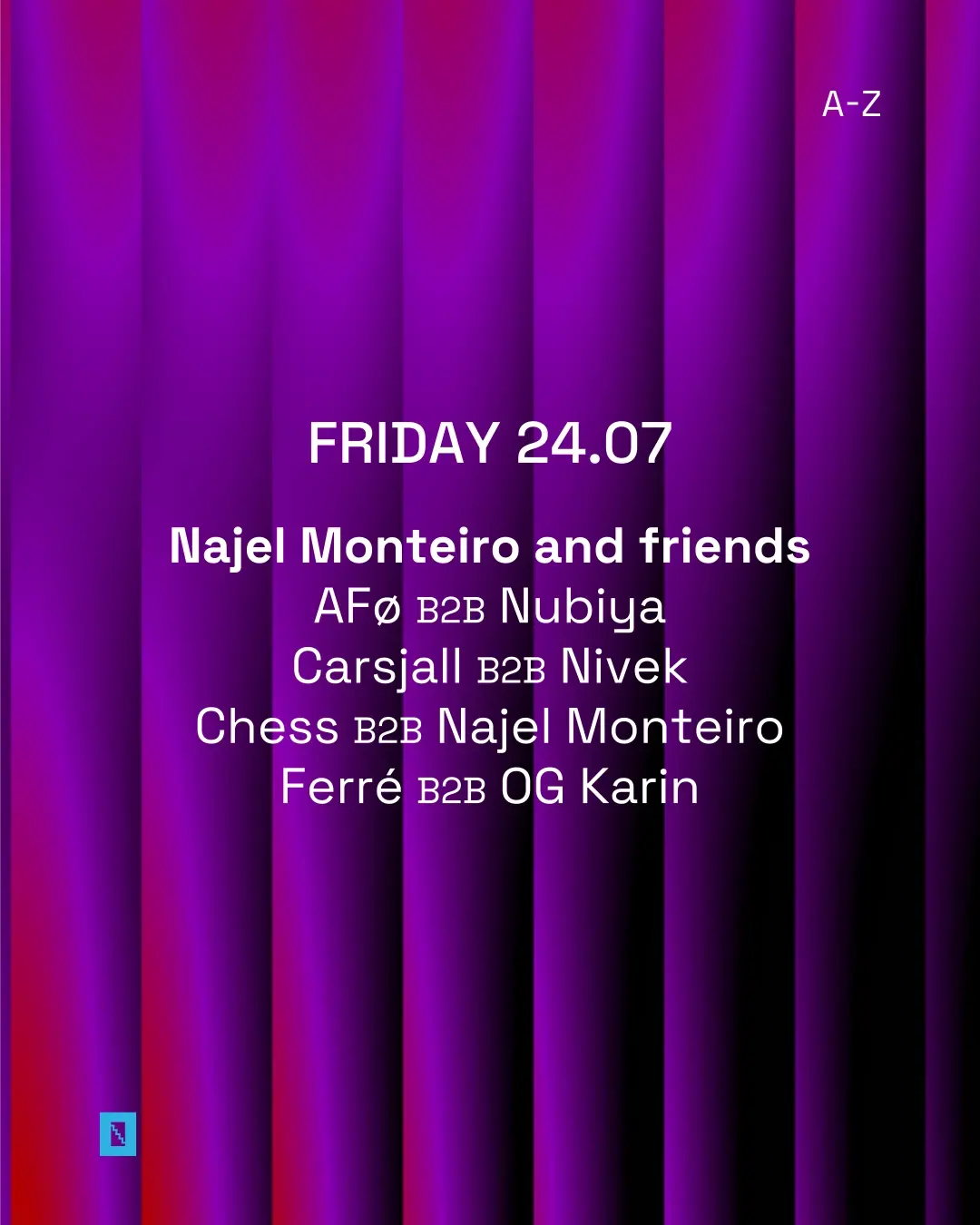 TOFFLER presents Najel Monteiro and friends