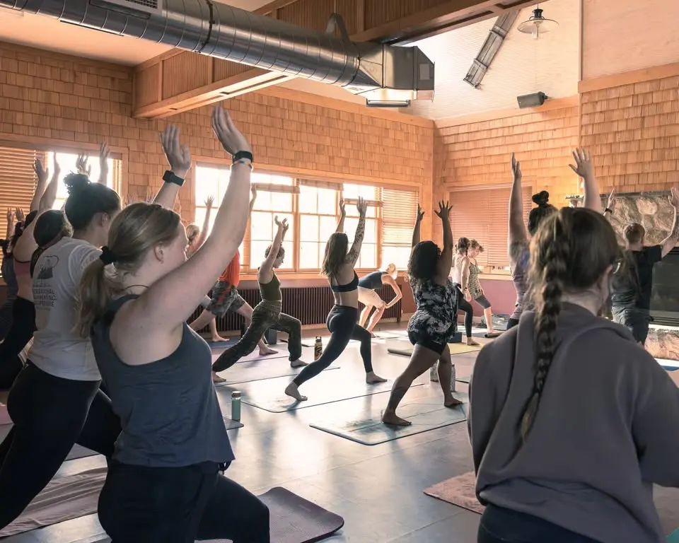 Yoga at the Saturday Farmers Market