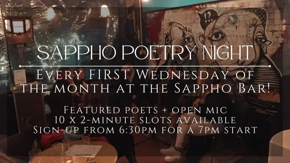 June Sappho Poetry Night - Peter Boyle & Hasib Hourani w/ OPEN MIC