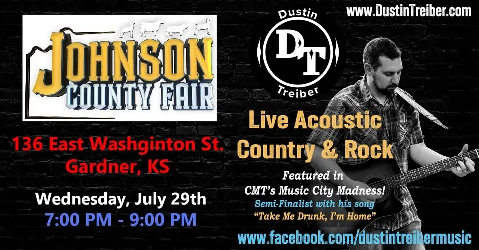 Dustin Treiber LIVE at the Johnson County Fair