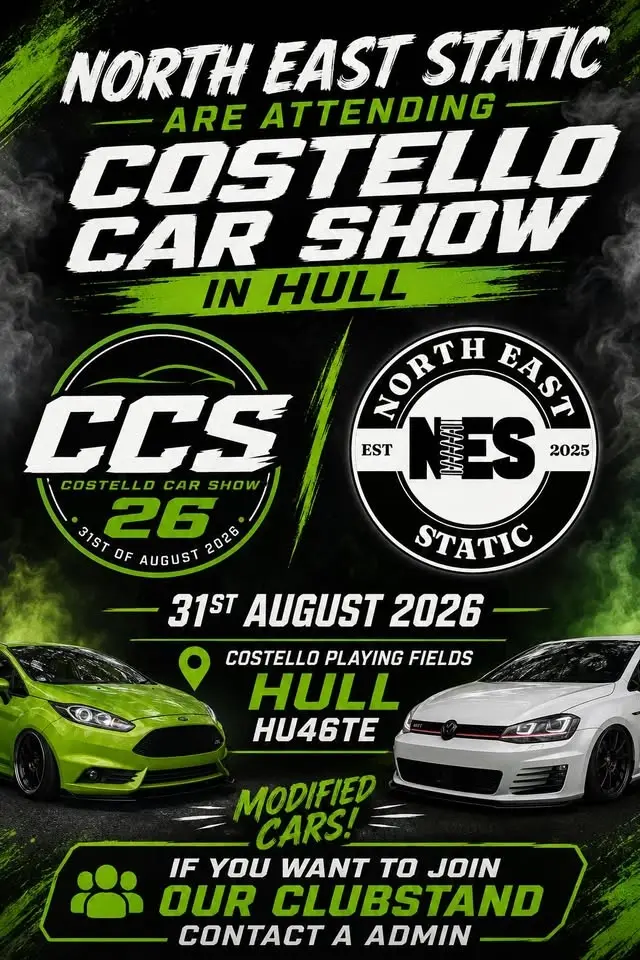 NES go to COSTELLO CAR SHOW HULL 