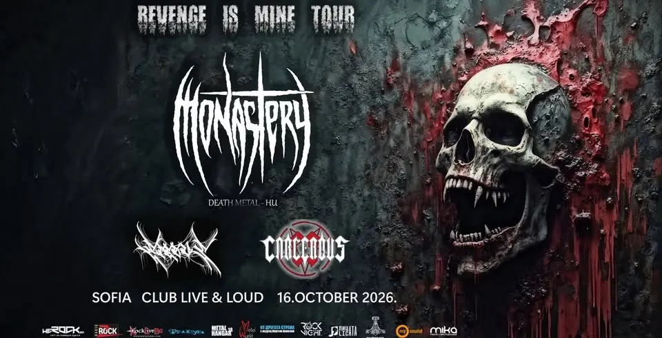 Monastery (HU) / Carcerous / Erebus live @ Live & Loud, Sofia, BG