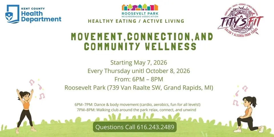 Walking & Exercise Club / Club de caminata y ejercicio (Roosevelt Park)