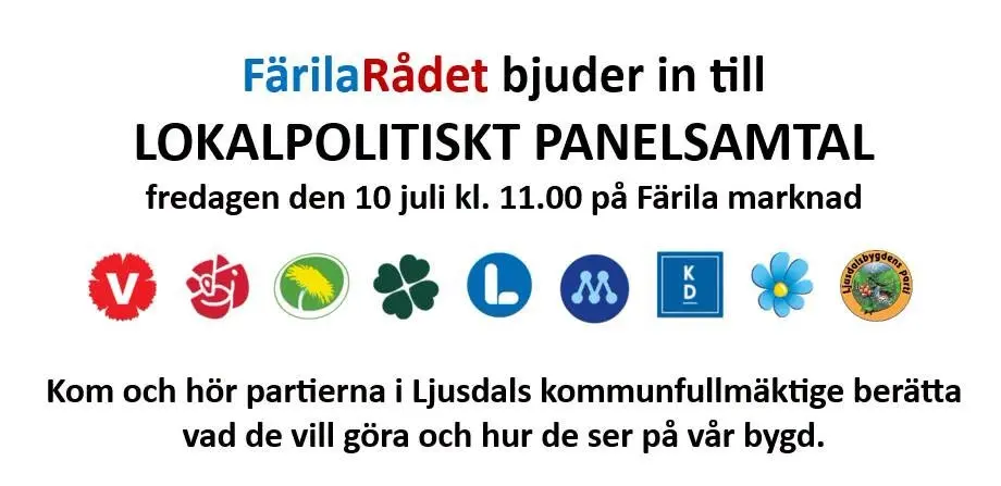Lokalpolitiskt panelsamtal