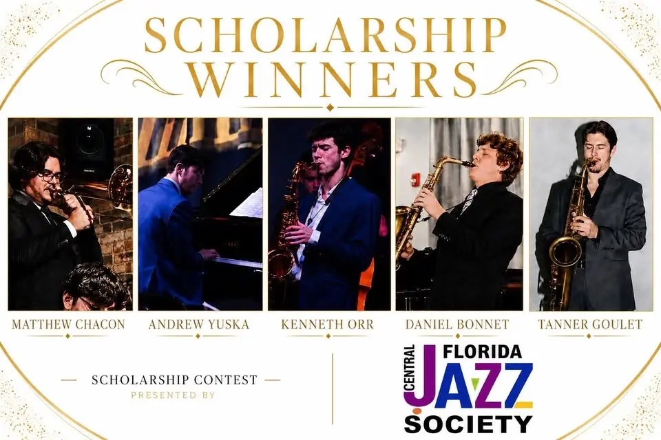 Central Florida Jazz Society Scholarship Concert | July 26 | Blue Bamboo