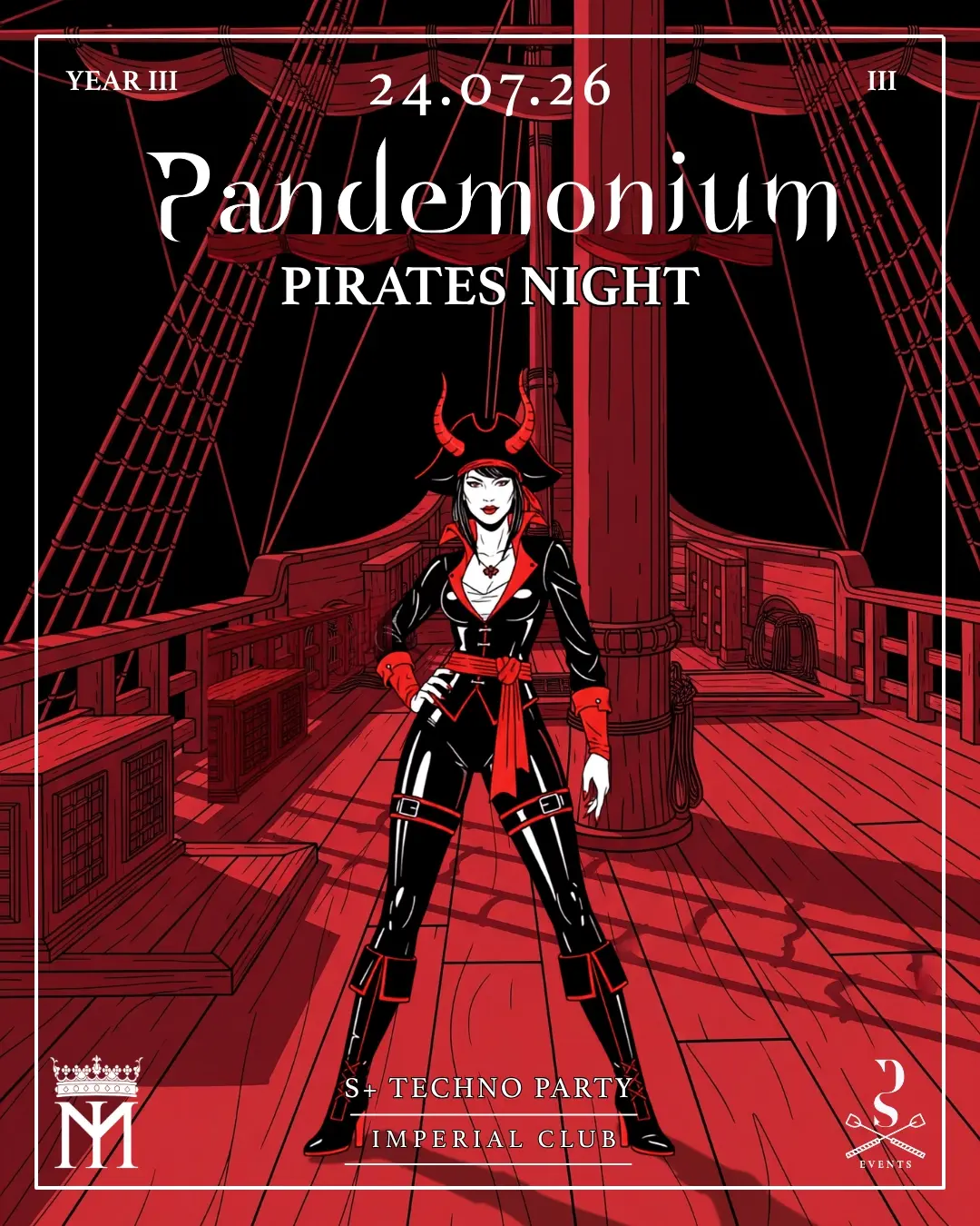 PANDEMONIUM YEAR 3 - III - S+ Techno Party