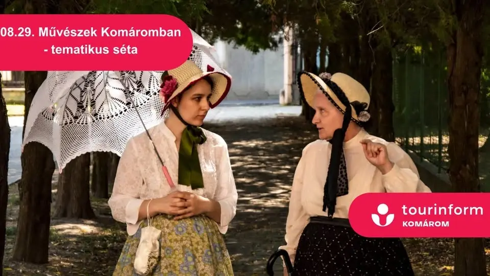 Művészek Komáromban - tematikus séta