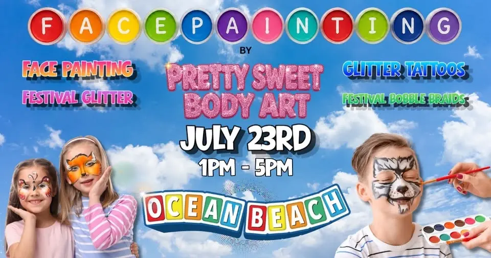 FACE PAINTING & MORE AT OCEAN BEACH PLEASURE PARK