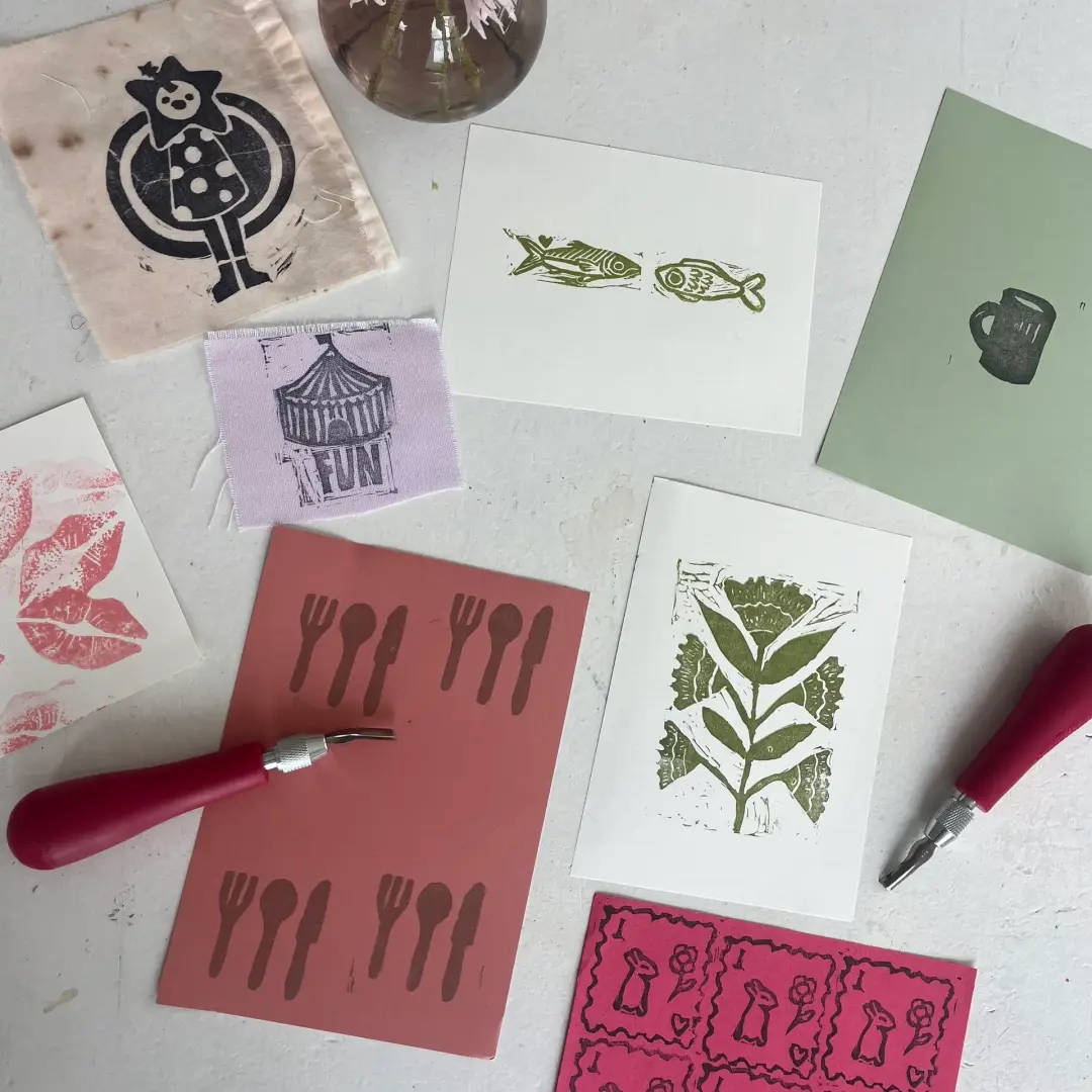 Linocut Stamps