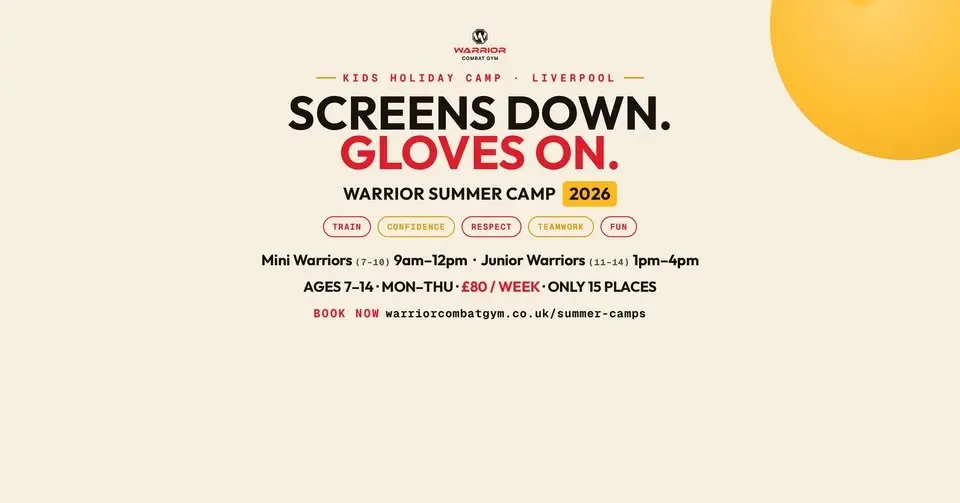 Warrior Summer Camp 2026 — Screens Down, Gloves On