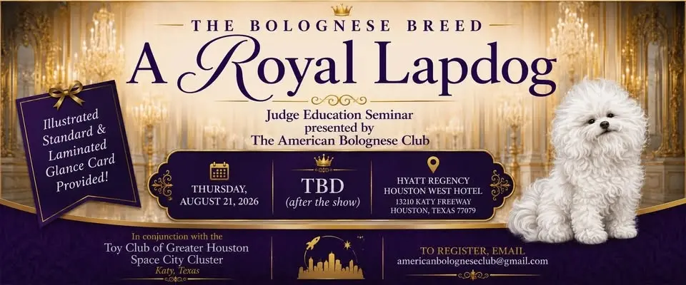 Bolognese Breed Seminar for AKC Judges