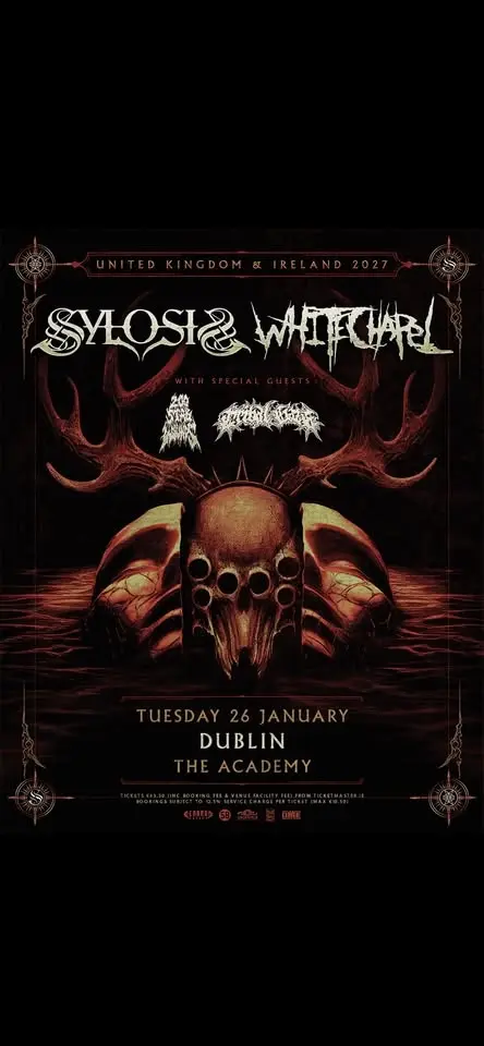 Sylosis, Whitechapel, 200 Stab Wounds & Tribal Gaze | Dublin