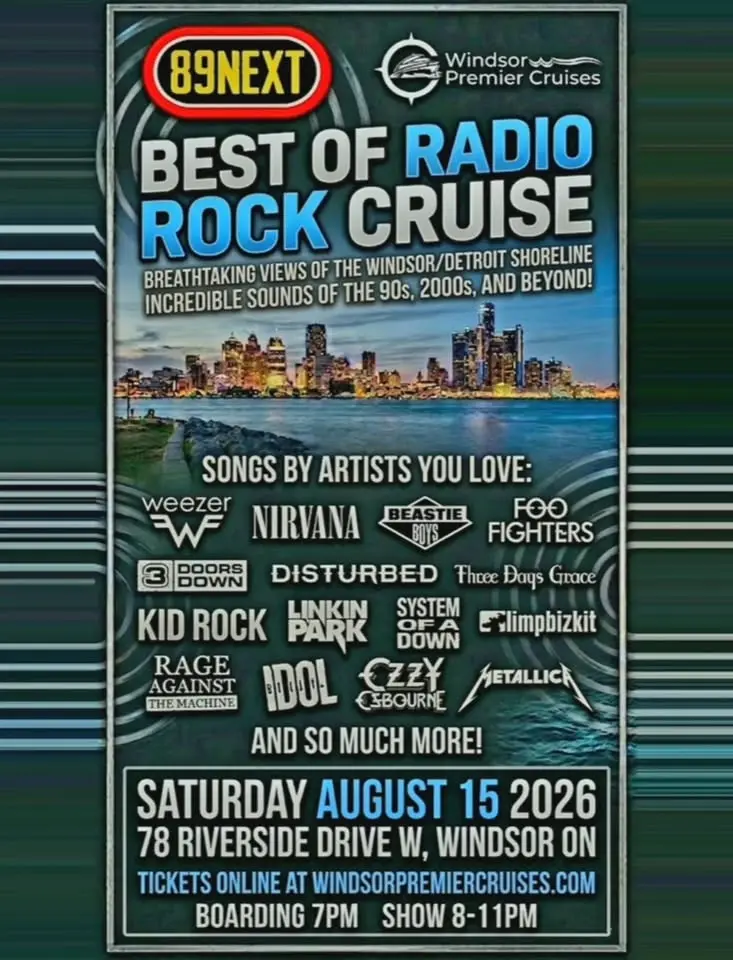 89NEXT Rocks with Windsor Premier Cruises!