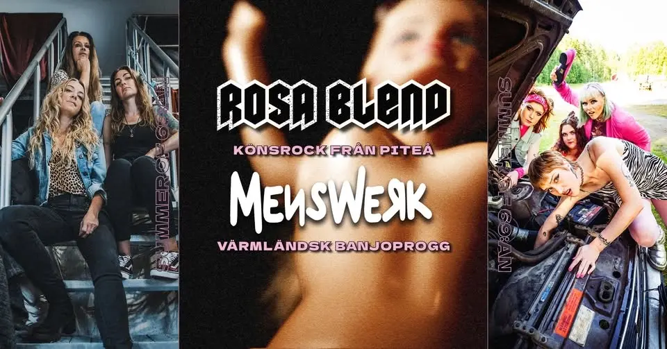 KÖNSROCK & BANJOPROGG | Rosa Blend & Menswerk 23/7