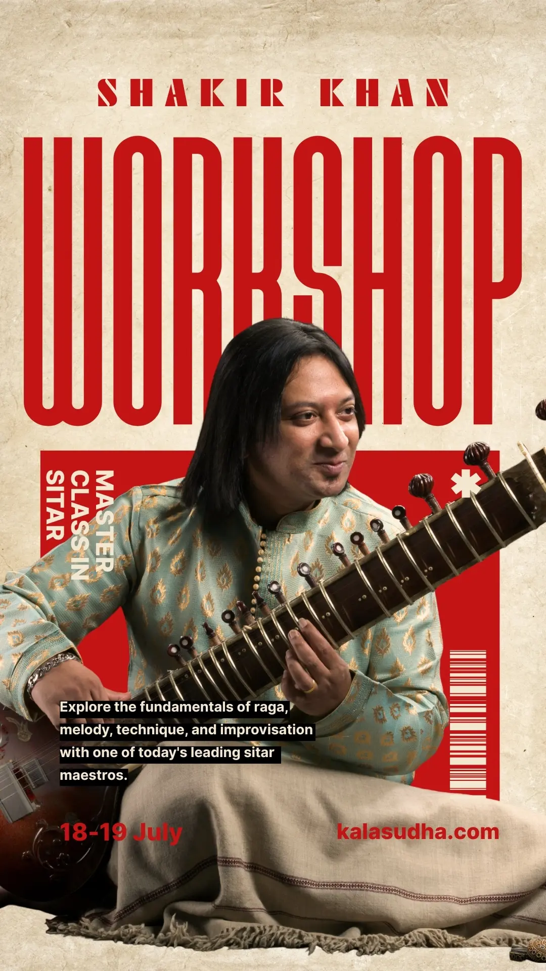 Sitar Workshop in London with Maestro Shakir Khan