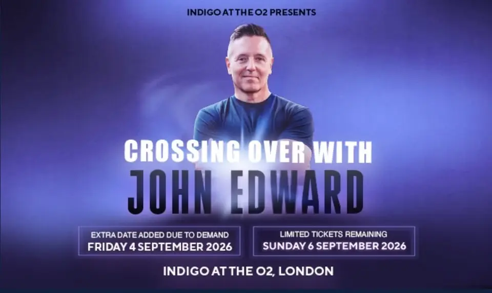 Crossing Over with Psychic Medium John Edward live in London, UK!