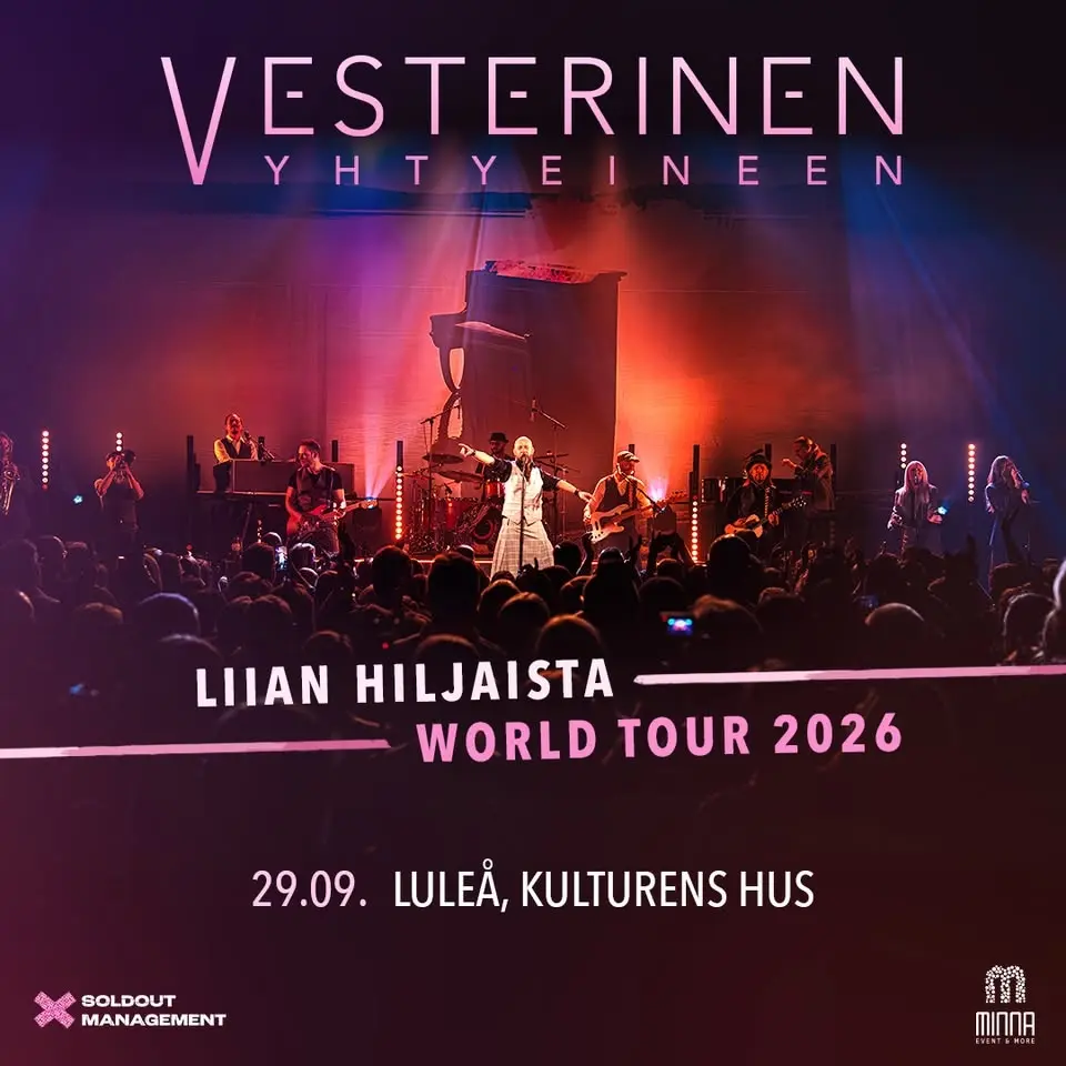 Vesterinen Yhtyeineen / Luleå, Kulturens Hus