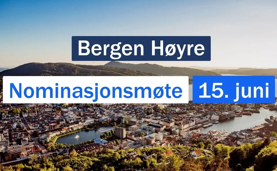Tidlig nominasjonsmøte for Bergen Høyre