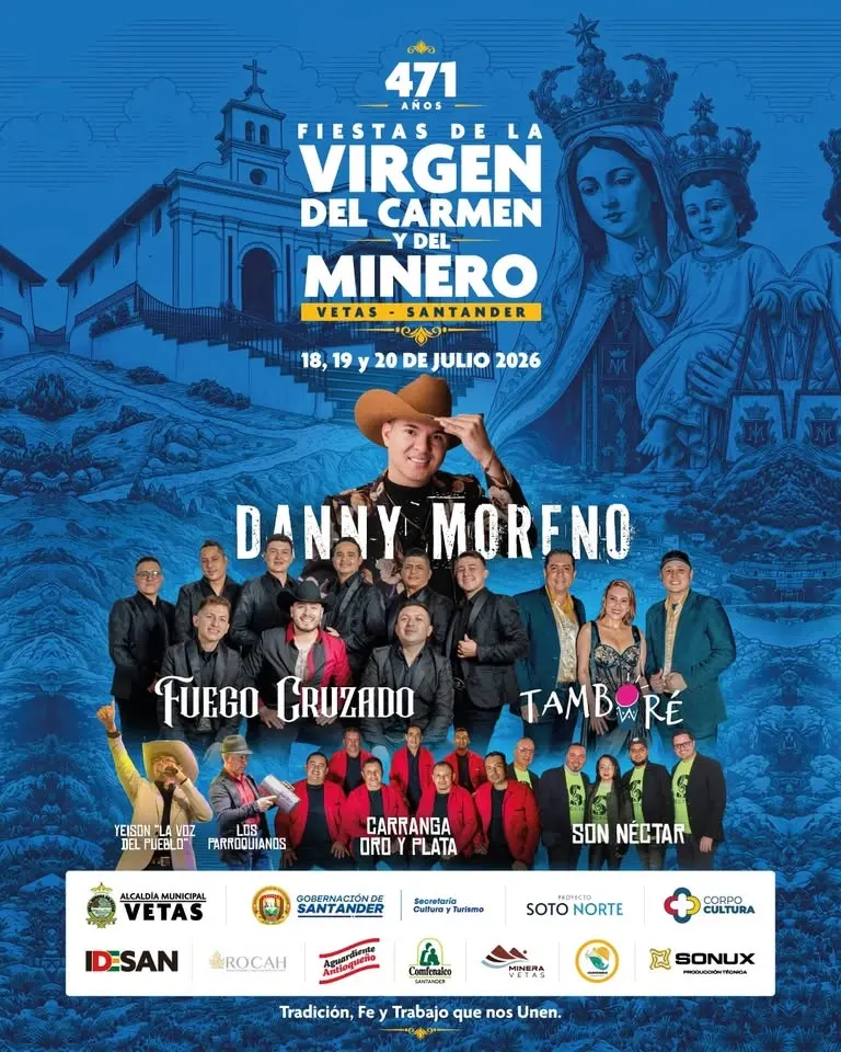 FIESTAS DE LA VIRGEN DEL CARMEN Y DEL MINERO - VETAS SANTANDER