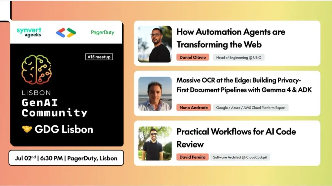 #15 Lisbon GenAI Community Meetup x Google Developer Group (GDG) Lisbon