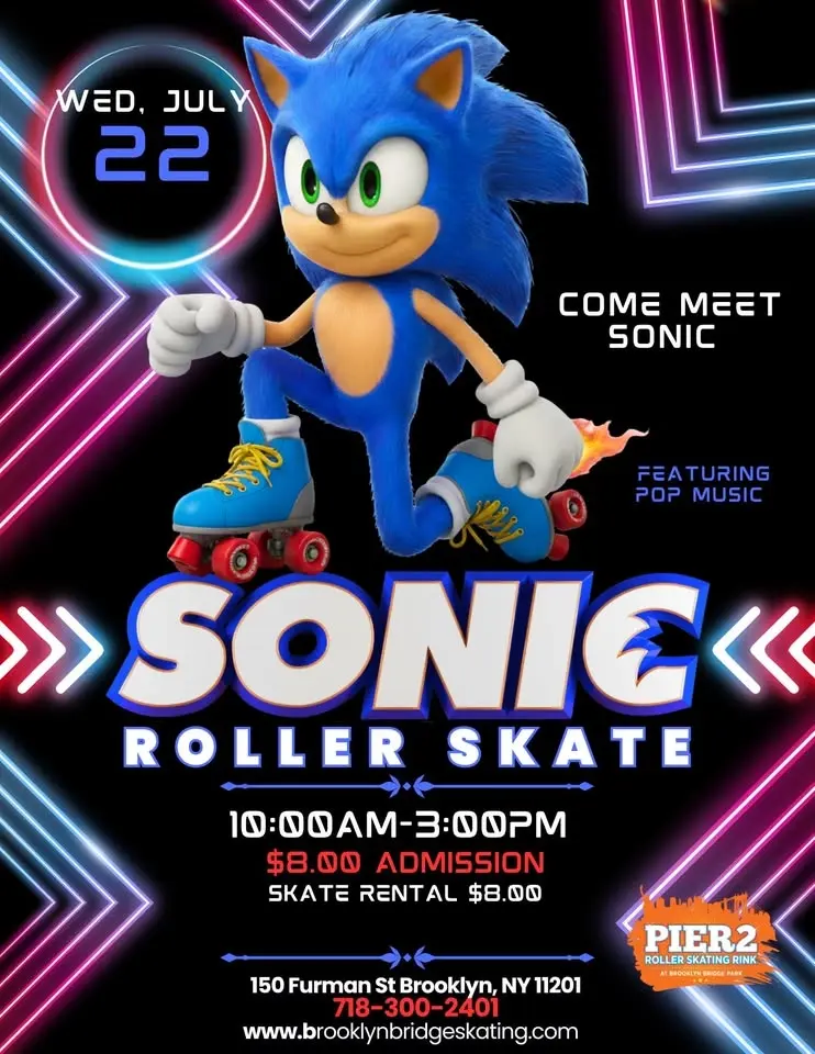 ๐โก๐ผ Sonic Roller Skate Party