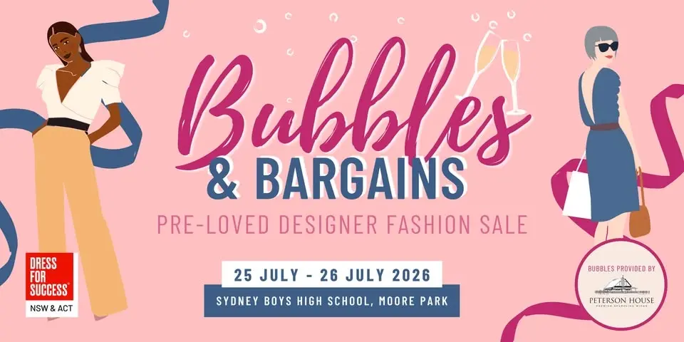 Bubbles & Bargains | Pre-Loved Designer Fashion Sale | July 2026