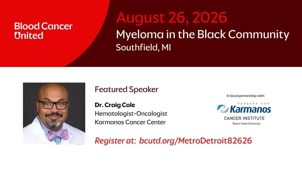 Free Education - Myeloma in the Black Community Feat. Dr. Craig Cole