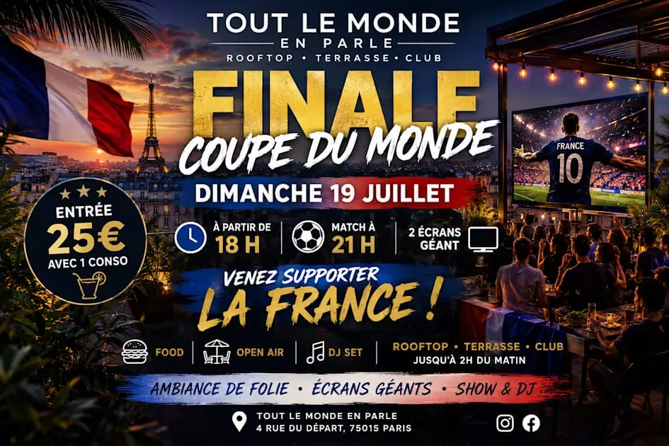 Open Air ,Final Coupe Du Monde 2 Ecran Geant