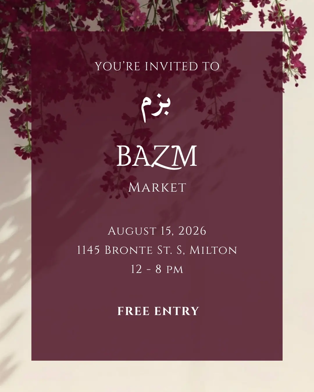 BAZM Market - Aug 15