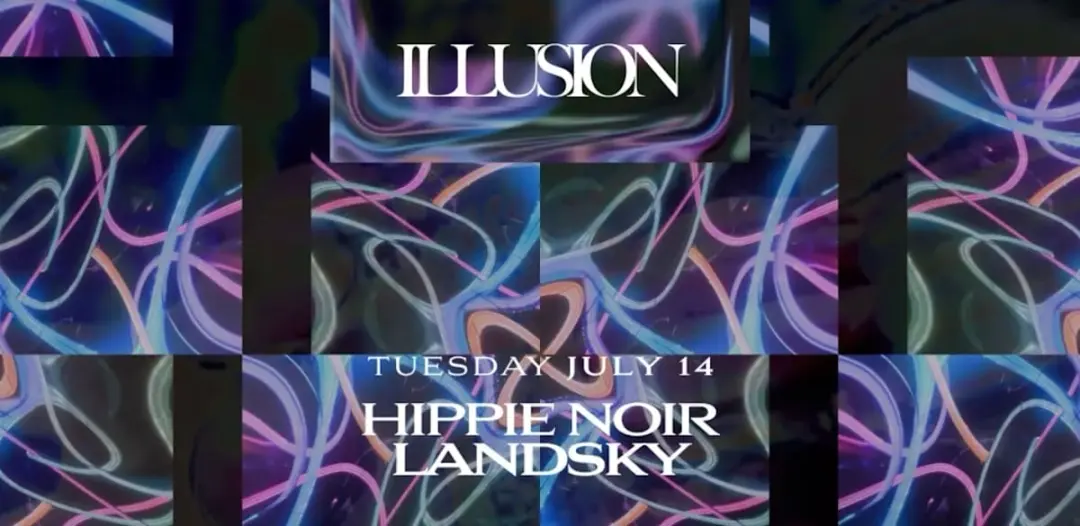 Illusion Invite Hippie Noir Et Landsky