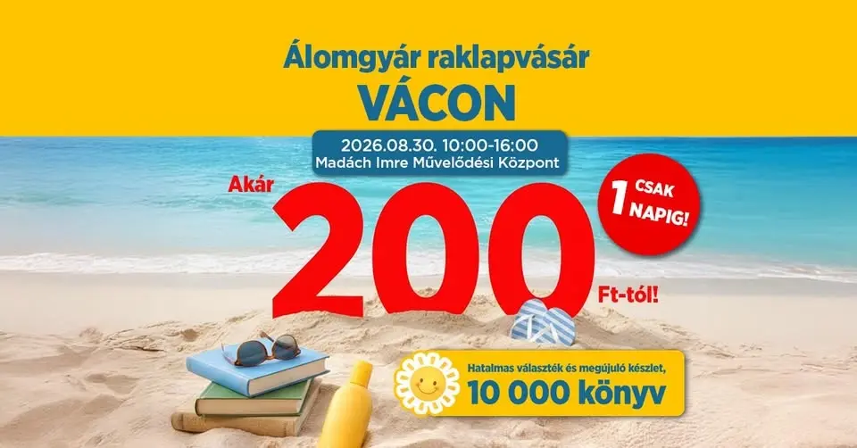 Álomgyár raklapvásár VÁCON!