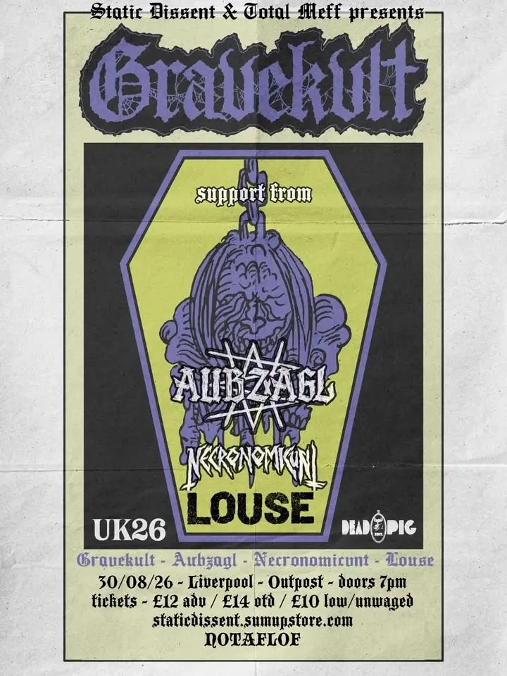 GRAVEKVLT (FR) // AUBZAGL // NECRONOMICUNT // LOUSE