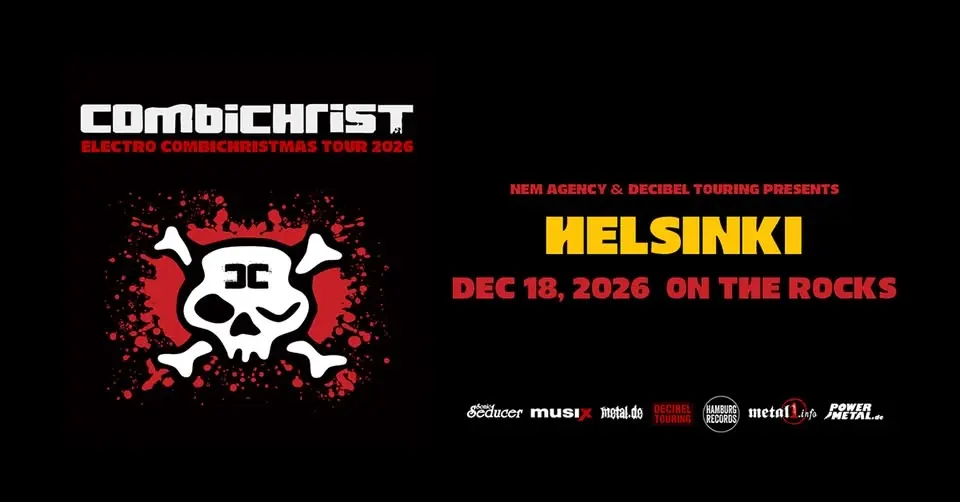 COMBICHRIST (USA), pe 18.12.2026, Helsinki, On the Rocks