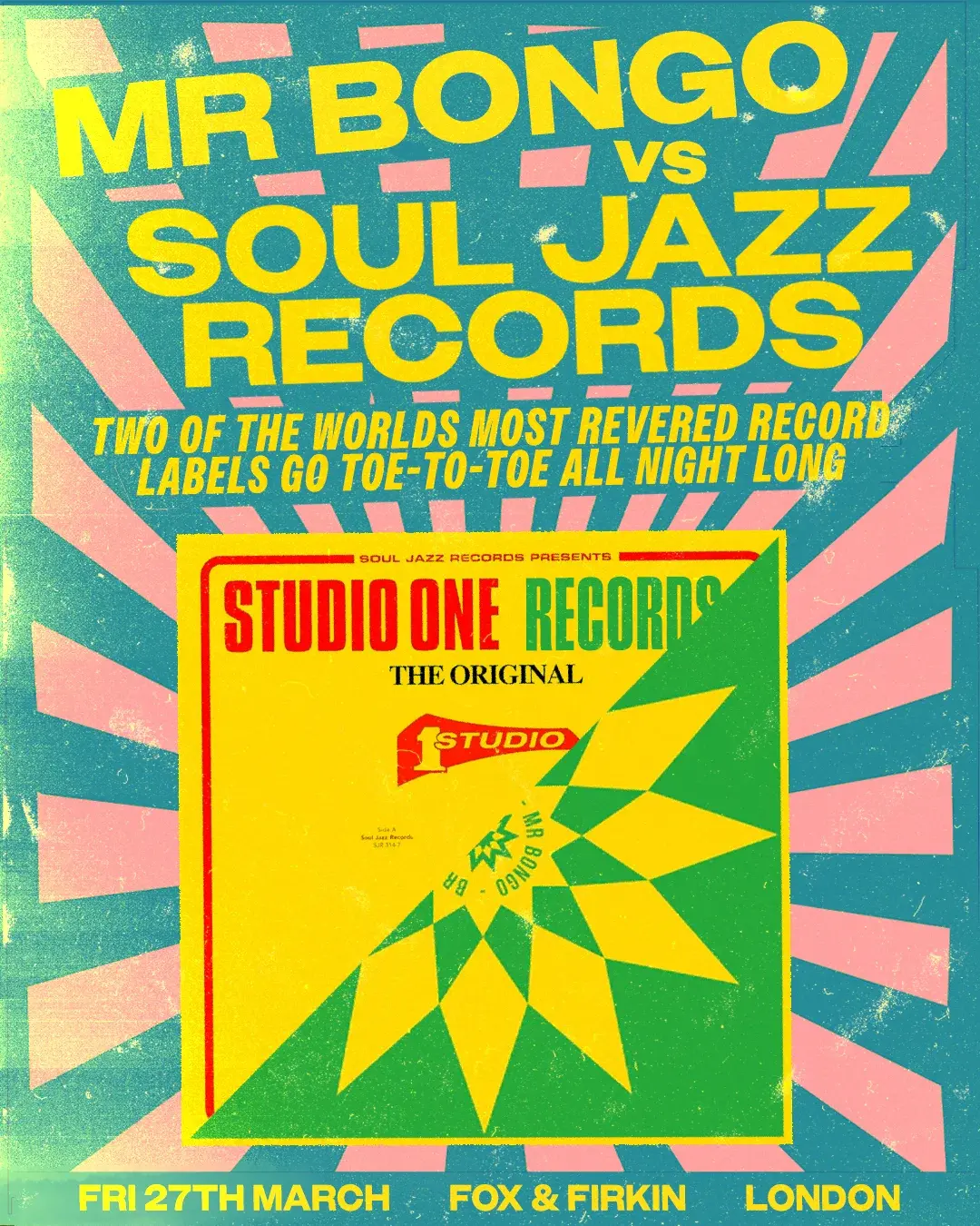 Mr Bongo VS Soul Jazz Records (All Night Long)