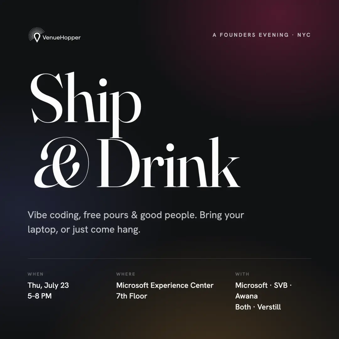 Ship & Drink 🥂 💻 @Microsoft