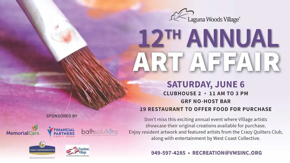 Laguna Woods Village 12th Annual Art Affair
