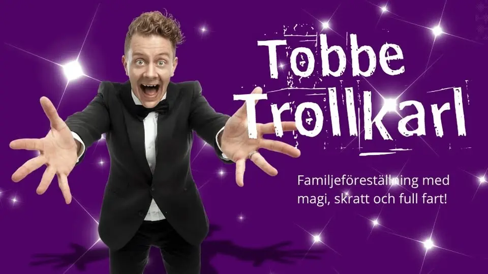 Tobbe Trollkarl kommer till Lomma!