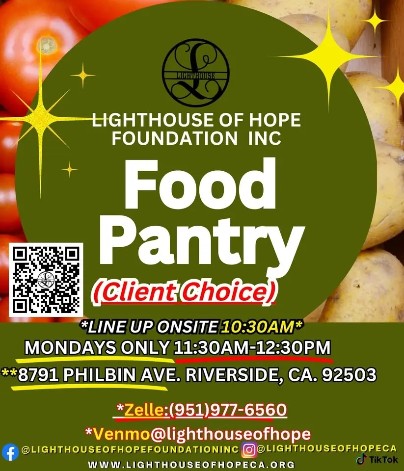 Lighthouse of Hope Foundation – Free Weekly Food Pantry