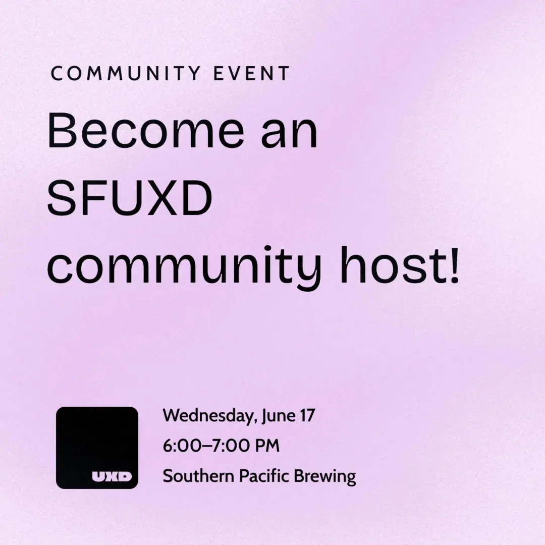 Become an SFUXD community host!