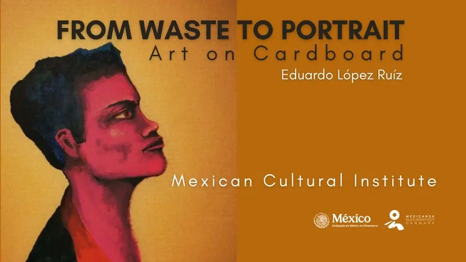 FROM WASTE TO PORTRAIT, Art on Cardboard