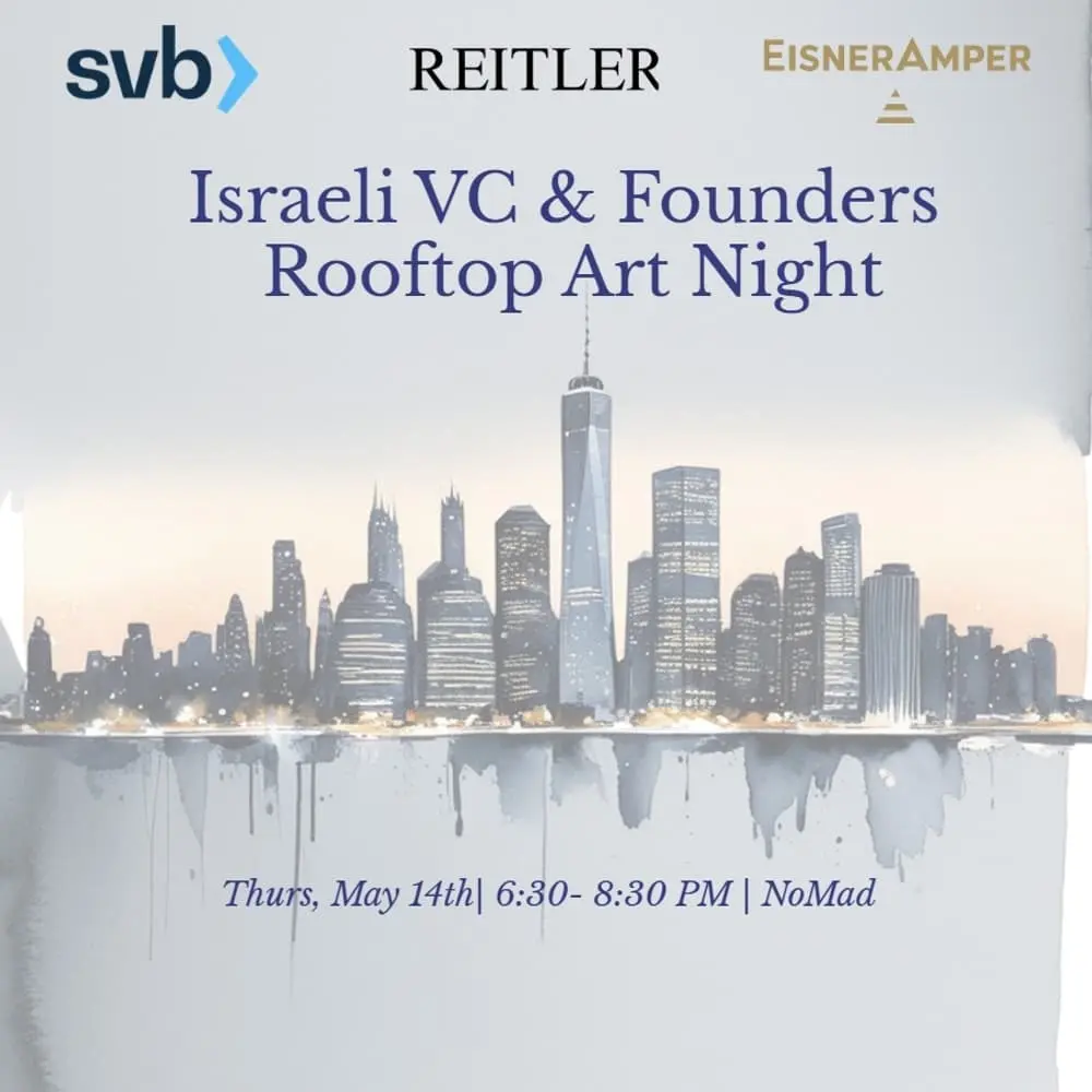 Israeli VCs and Founders: Rooftop Art Night
