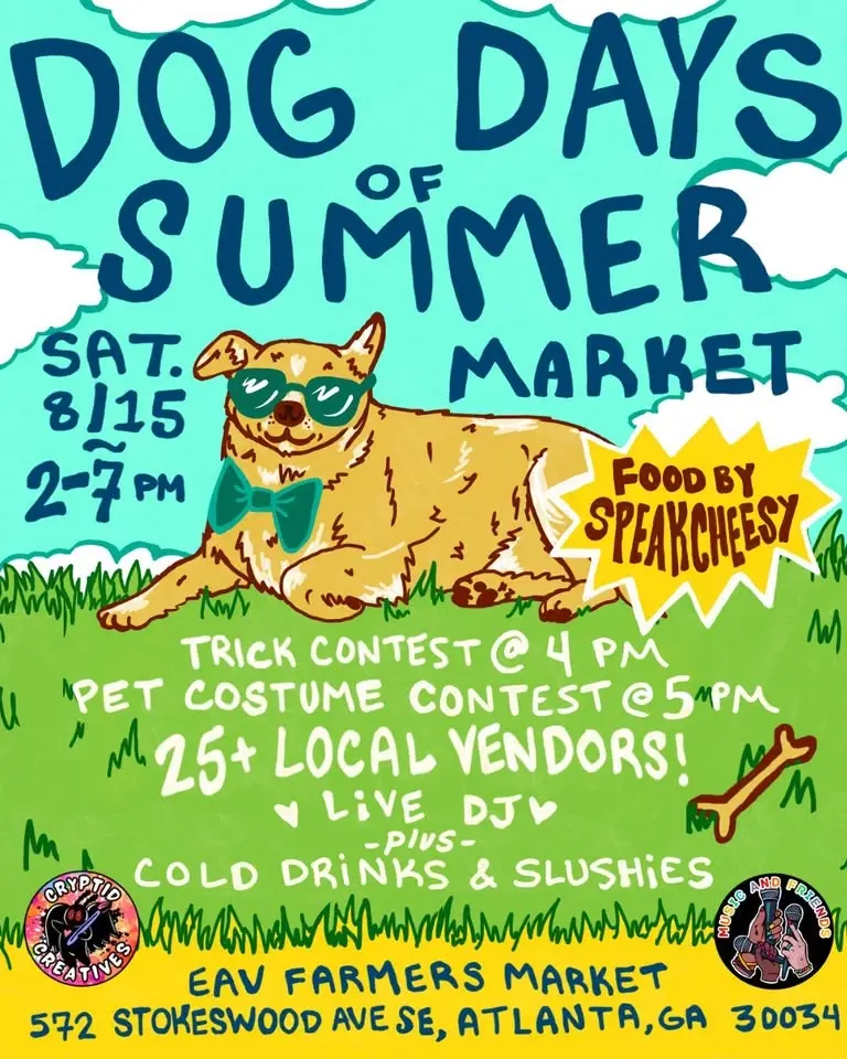 Dog Days of Summer: Pop-Up Market and Pup Party!